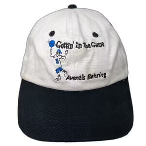 KC Caps Aventis Behring Gettin' in the Game Hat White Blue Baseball Cap One Size